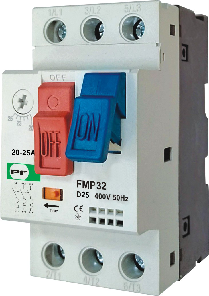 Automatinis jungiklis variklių apsaugai FMP32    25A