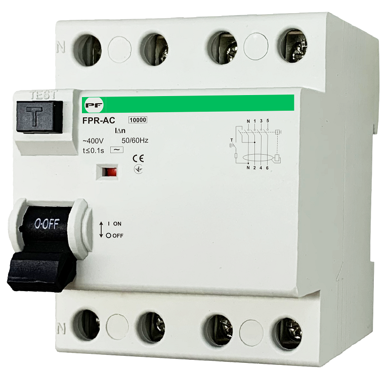 Residual current circuit breaker FPR-AС 4P 80A 100mA